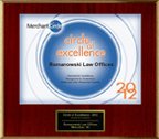Circle of Excellence 2012 Plaque
